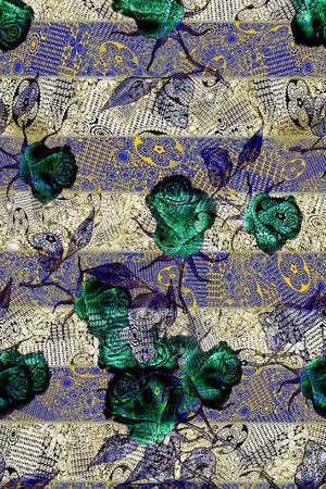 抽象现实魔幻印花华亿平台图片