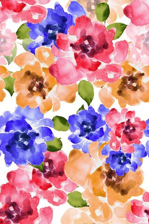 水彩印花华亿平台图片