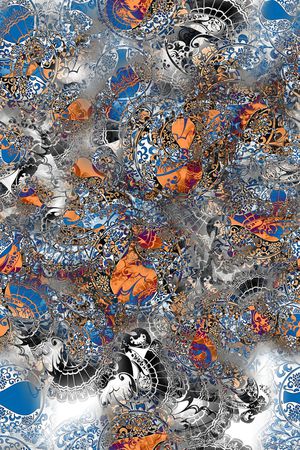 街拍欧美时装印花华亿平台图片