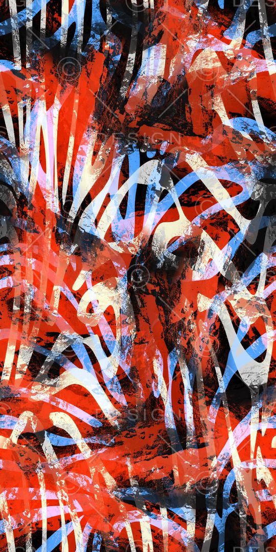 时尚写意印花华亿平台图片