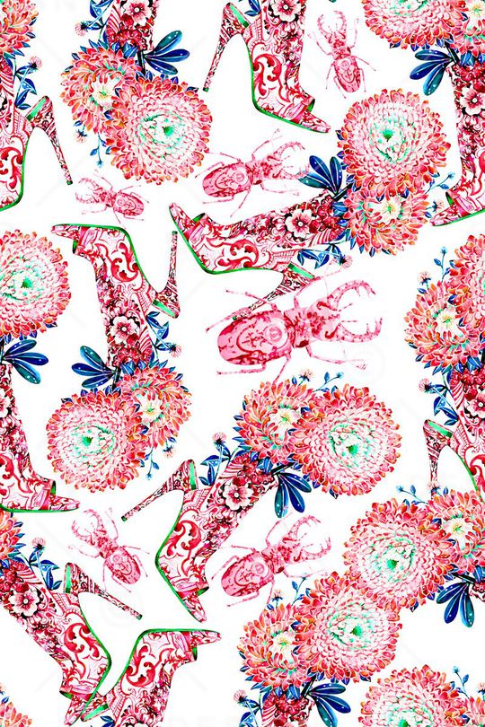 中国风印花华亿平台图片