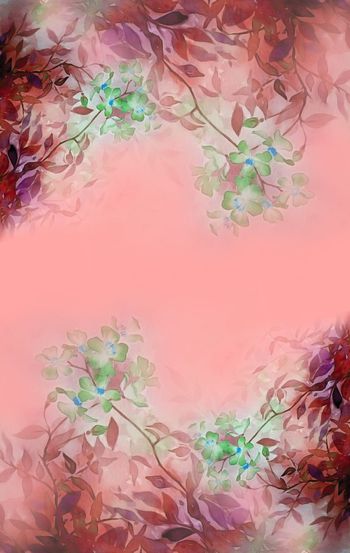 502913-手绘水彩花卉花丛兰花经典雪纺华亿平台