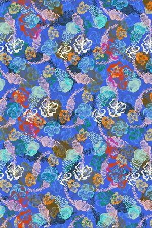 Flowers印花华亿平台图片