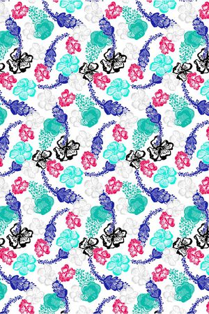 Flowers印花华亿平台图片