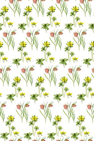 田园风印花华亿平台图片