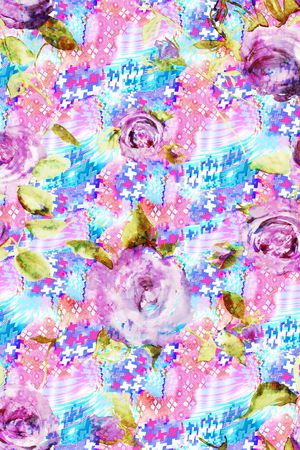 流行时尚印花华亿平台图片