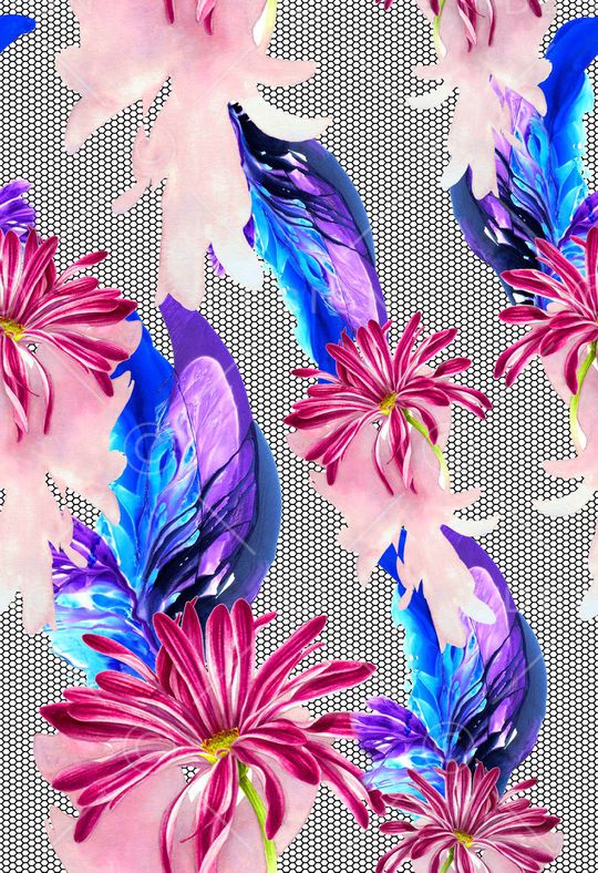 流行时尚印花华亿平台图片