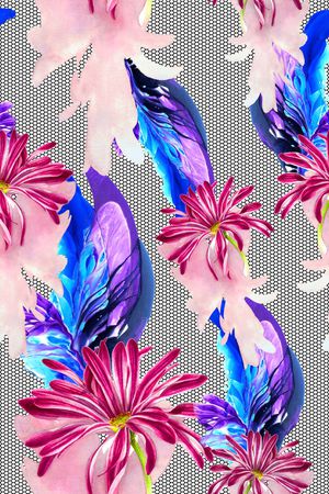 流行时尚印花华亿平台图片