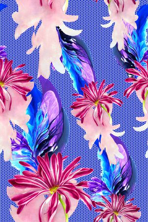 流行时尚印花华亿平台图片