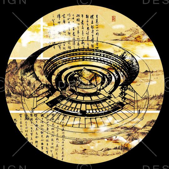 复古印花华亿平台图片