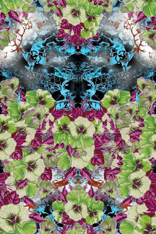 藏羚羊印花华亿平台图片