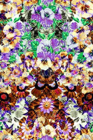 高贵黄印花华亿平台图片