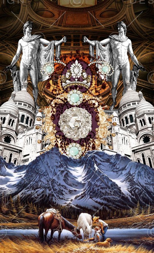 潮流时尚印花华亿平台图片