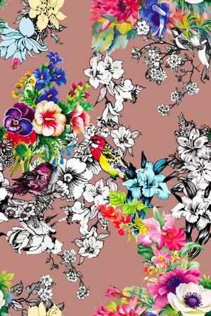 时尚印花华亿平台图片