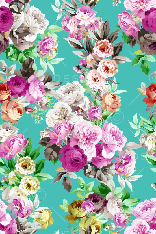 牡丹印花华亿平台图片