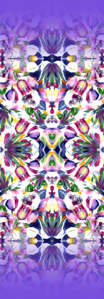 503239-水彩花卉长巾