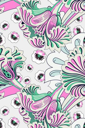 潮流时尚印花华亿平台图片