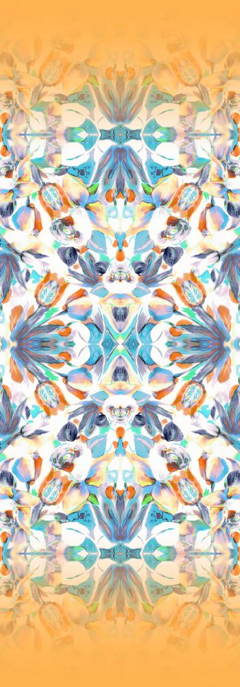 503285-水彩花卉长巾