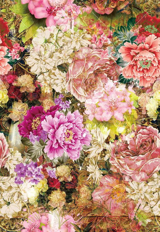 复古印花华亿平台图片