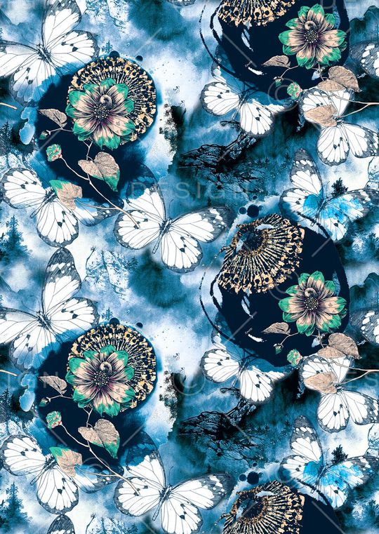 MAX-中国风印花华亿平台图片