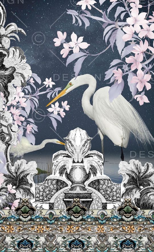 潮流时尚印花华亿平台图片