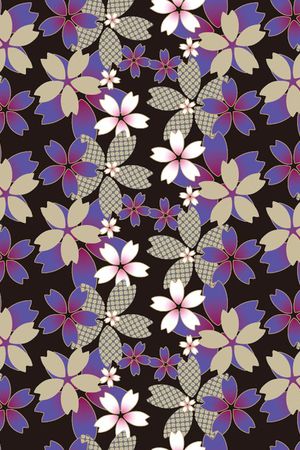 日式礼盒图案印花华亿平台图片