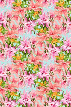 潮流时尚印花华亿平台图片