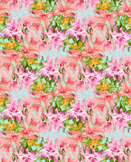 潮流时尚印花华亿平台图片