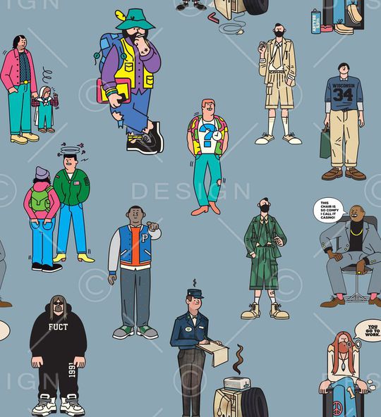 时尚潮人印花华亿平台图片