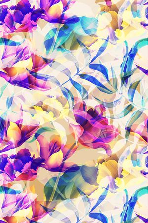 最新时尚面料印花印花华亿平台图片