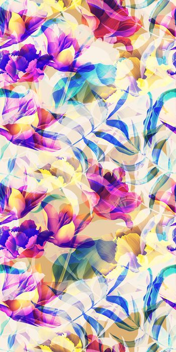 503654-欧美流行时尚浅底色花卉 女装连衣裙