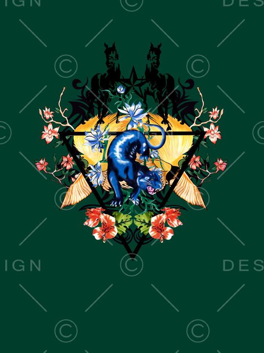 中国风印花华亿平台图片