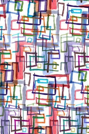 多彩几何印花华亿平台图片