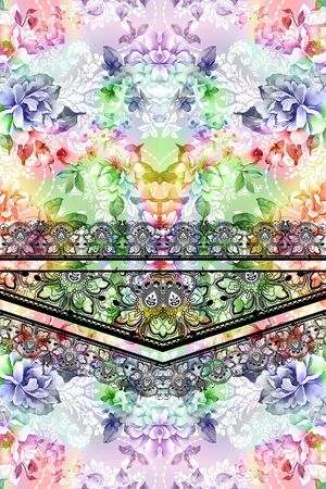 水彩印花华亿平台图片