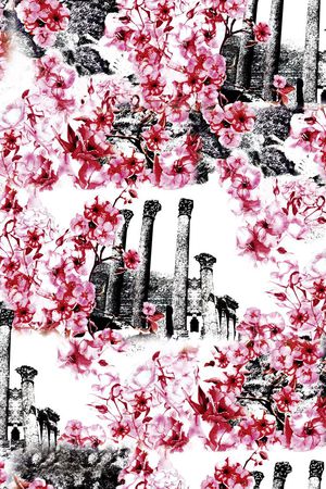 中国风印花华亿平台图片