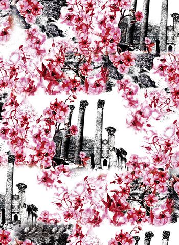 中国风印花华亿平台图片