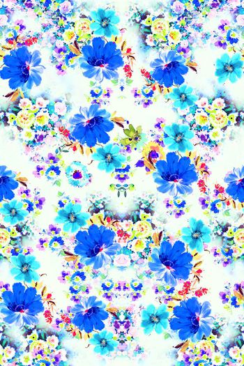 504072-时尚 休闲 水彩 花卉 碎花 组合