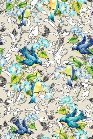 欧式印花华亿平台图片