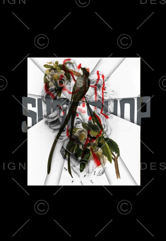 潮流时尚印花华亿平台图片