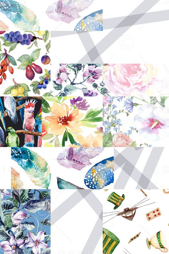 几何印花华亿平台图片