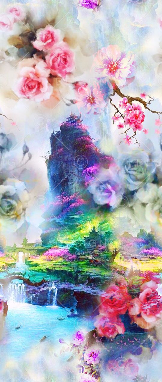 MAX-中国风印花华亿平台图片