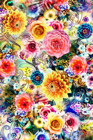 时尚数码印花华亿平台图片