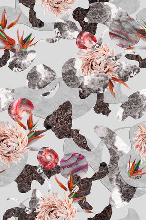 抽象印花华亿平台图片