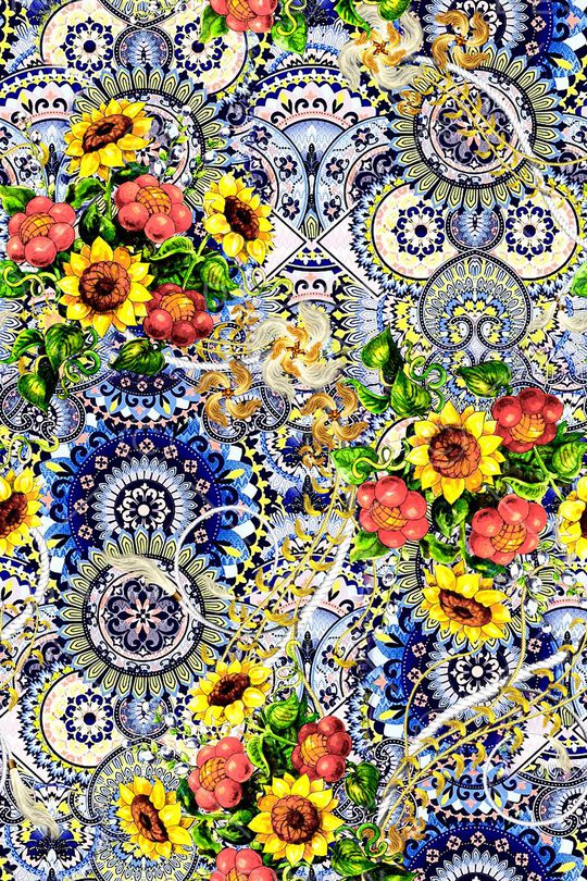 花朵印花华亿平台图片