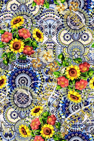 花朵印花华亿平台图片