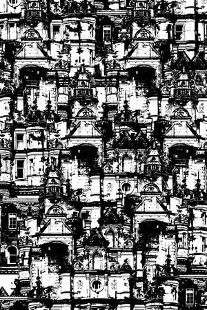 黑白印花华亿平台图片