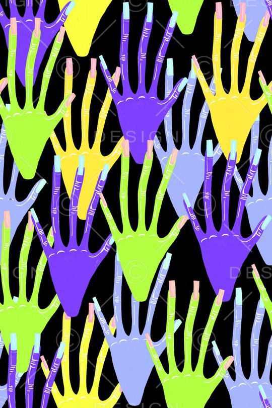 手绘印花华亿平台图片