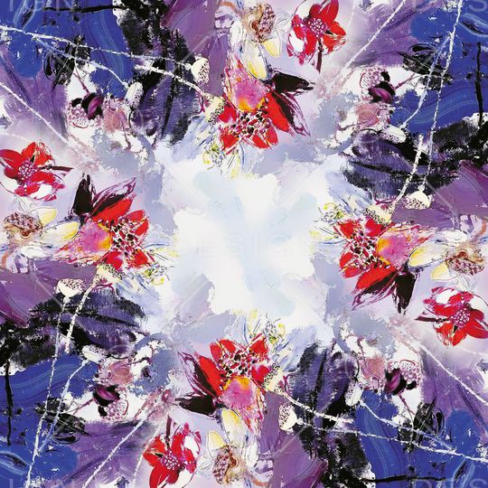 方巾印花华亿平台图片