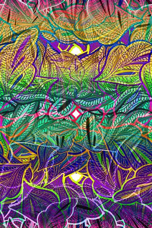 宫廷风图案印花华亿平台图片