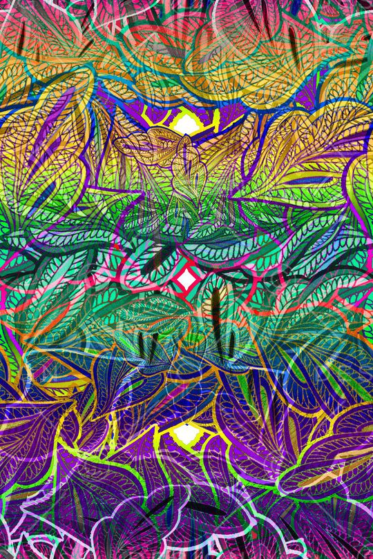 宫廷风图案印花华亿平台图片